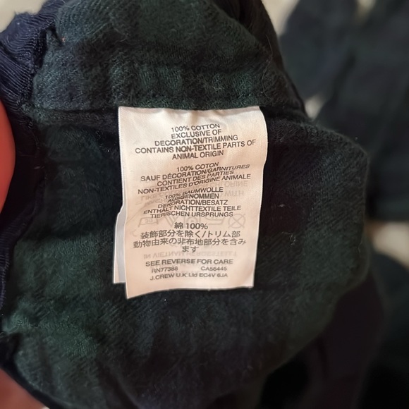 Jcrew black watch flannel pyjamas - Picture 3 of 3